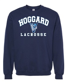 Hoggard Lacrosse Logo Navy Crew - Orders due Monday, November 20, 2023